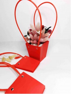 Плайм-пакет 10*9*7см (красный)